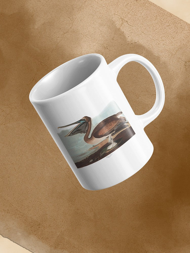 A Brown Pelican Mug -John James Audubon Designs