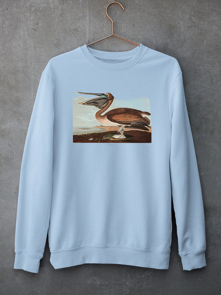 Brown Pelican. Sweatshirt -John James Audubon Designs