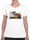 A Brown Pelican T-shirt -John James Audubon Designs