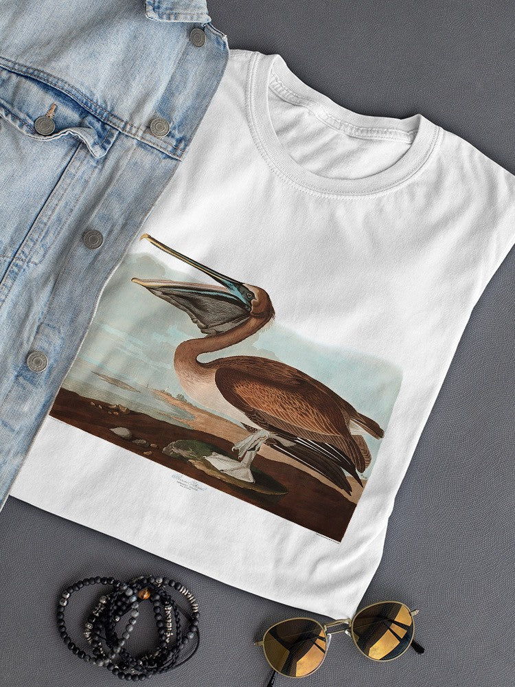 A Brown Pelican T-shirt -John James Audubon Designs