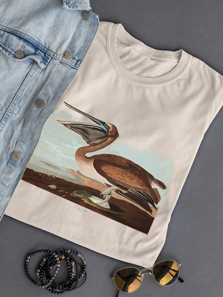 A Brown Pelican T-shirt -John James Audubon Designs