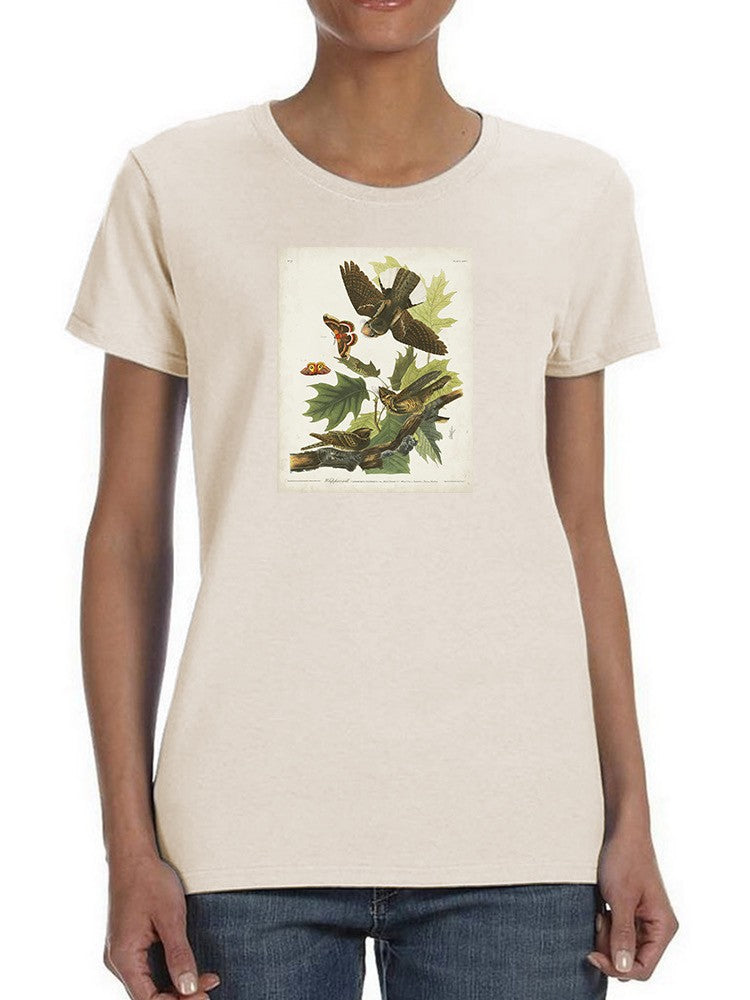 Whip-poor Will T-shirt -John James Audubon Designs