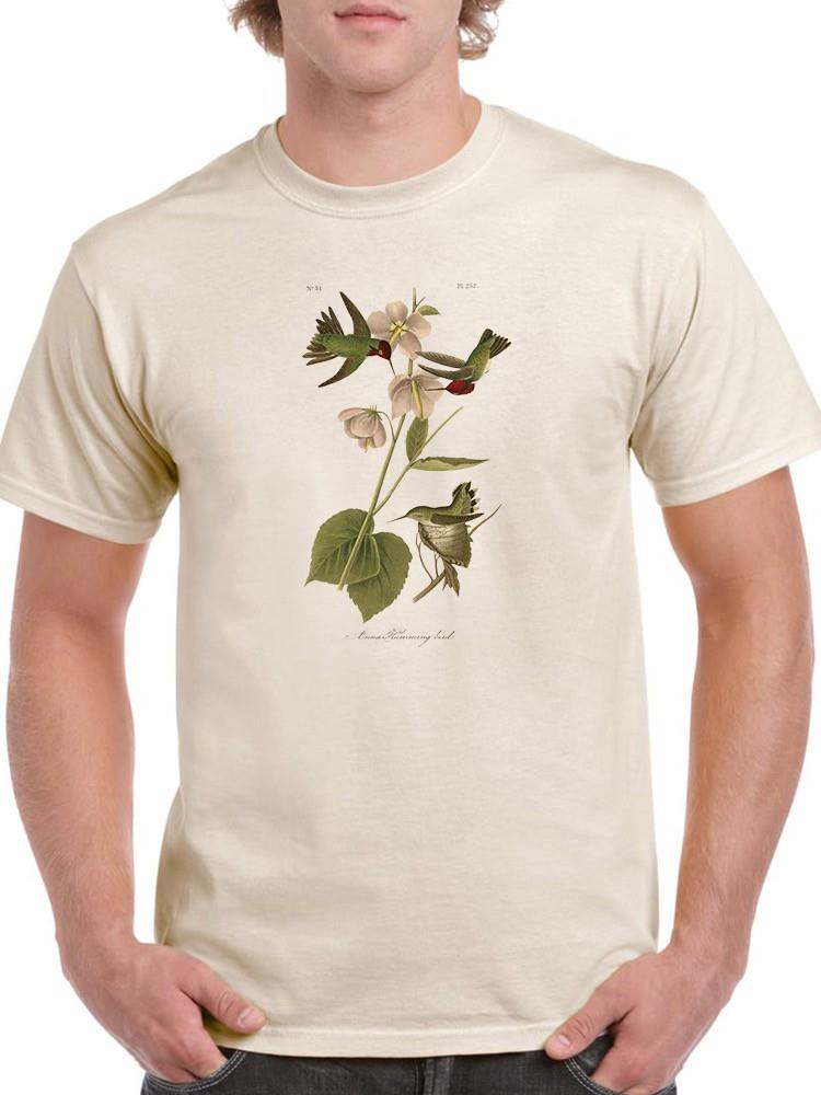 Small Anna Hummingbird T-shirt -John James Audubon Designs