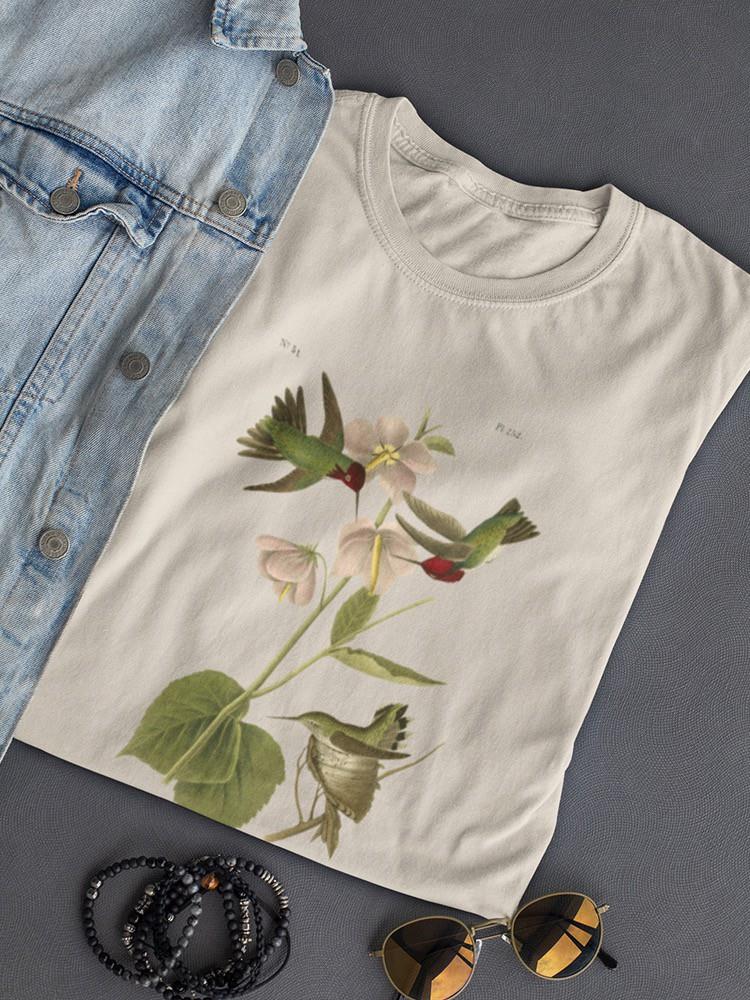Small Anna Hummingbird T-shirt -John James Audubon Designs