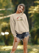 Scarlet Ibis Sweatshirt -John James Audubon Designs