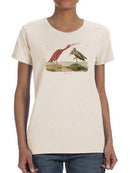 Scarlet Ibis T-shirt -John James Audubon Designs