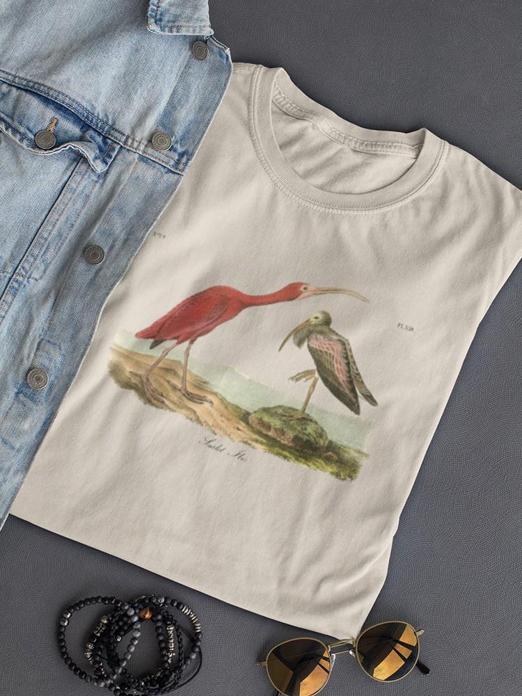 Scarlet Ibis T-shirt -John James Audubon Designs