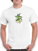 Lime & Cerulean Parrots Ii T-shirt -John Gould Designs