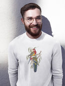 Tropical Parrots Iv Sweatshirt -John Gould Designs