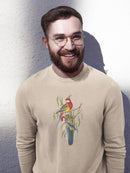 Tropical Parrots Iv Sweatshirt -John Gould Designs