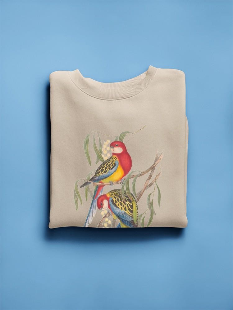 Tropical Parrots Iv Sweatshirt -John Gould Designs