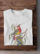 Tropical Parrots Iv T-shirt -John Gould Designs