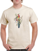 Tropical Parrots Iv T-shirt -John Gould Designs