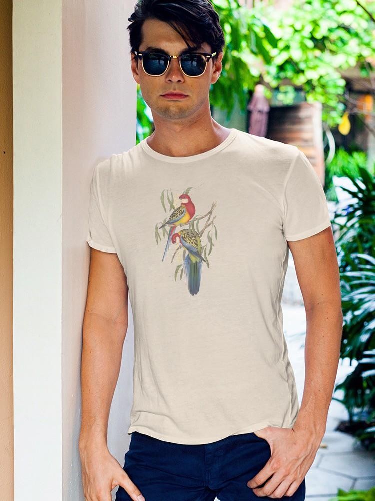 Tropical Parrots Iv T-shirt -John Gould Designs