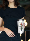 Tropical Parrots Iv Tumbler -John Gould Designs