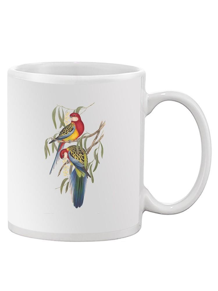 Tropical Parrots Iv Mug -John Gould Designs