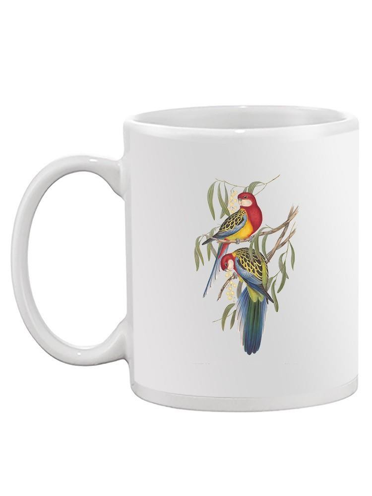 Tropical Parrots Iv Mug -John Gould Designs