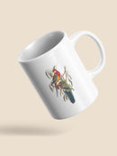 Tropical Parrots Iv Mug -John Gould Designs