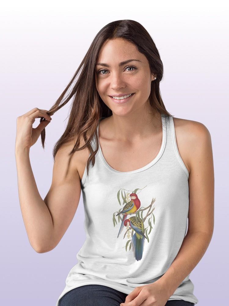 Tropical Parrots Iv T-shirt -John Gould Designs