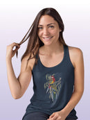 Tropical Parrots Iv T-shirt -John Gould Designs