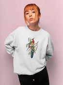 Tropical Parrots Iv Sweatshirt -John Gould Designs
