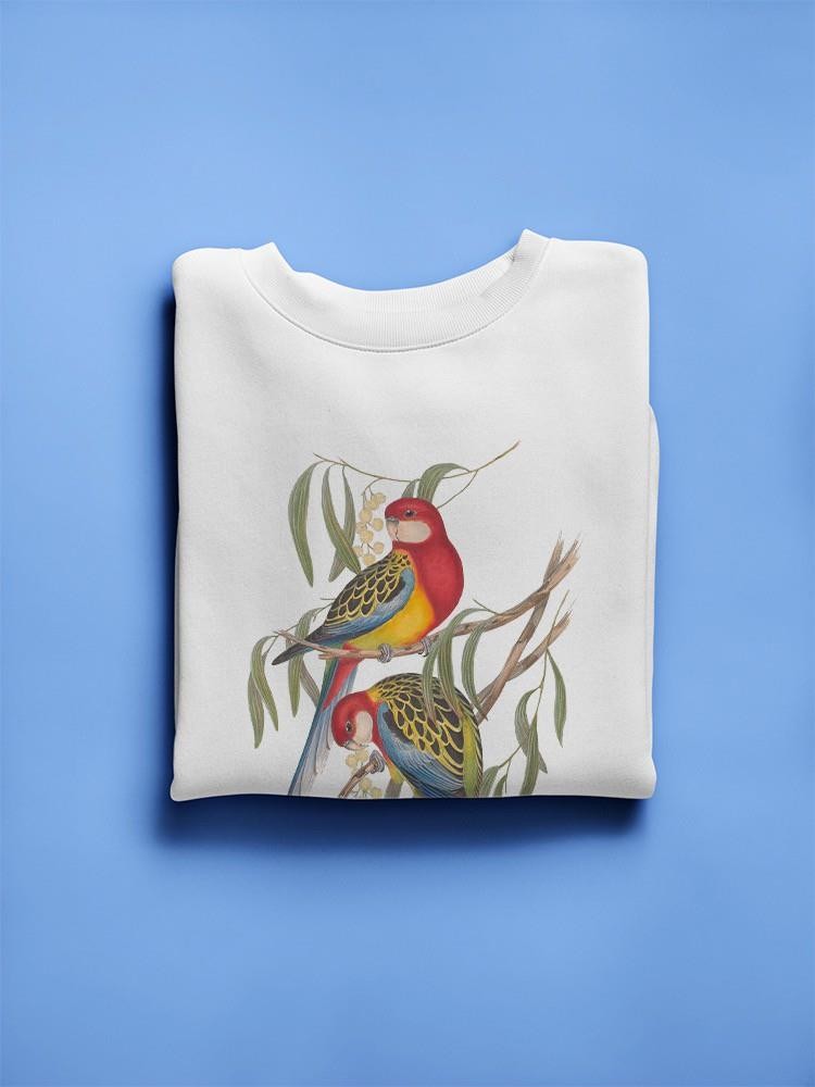 Tropical Parrots Iv Sweatshirt -John Gould Designs