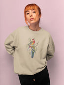 Tropical Parrots Iv Sweatshirt -John Gould Designs