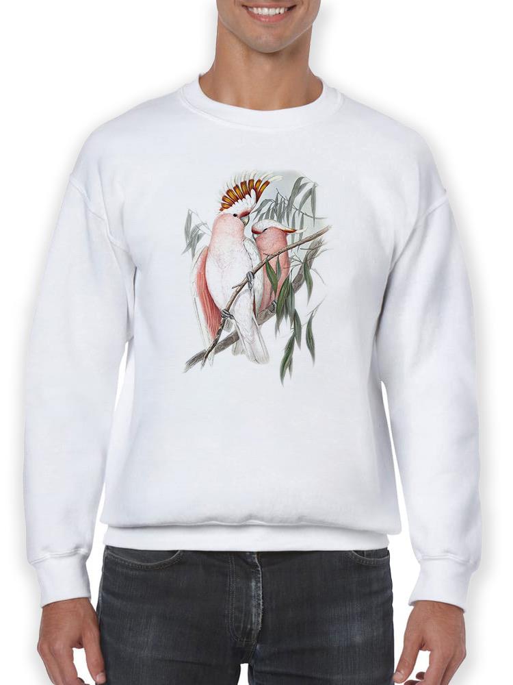 Ua Ch Pastel Parrots I Sweatshirt -John Gould Designs