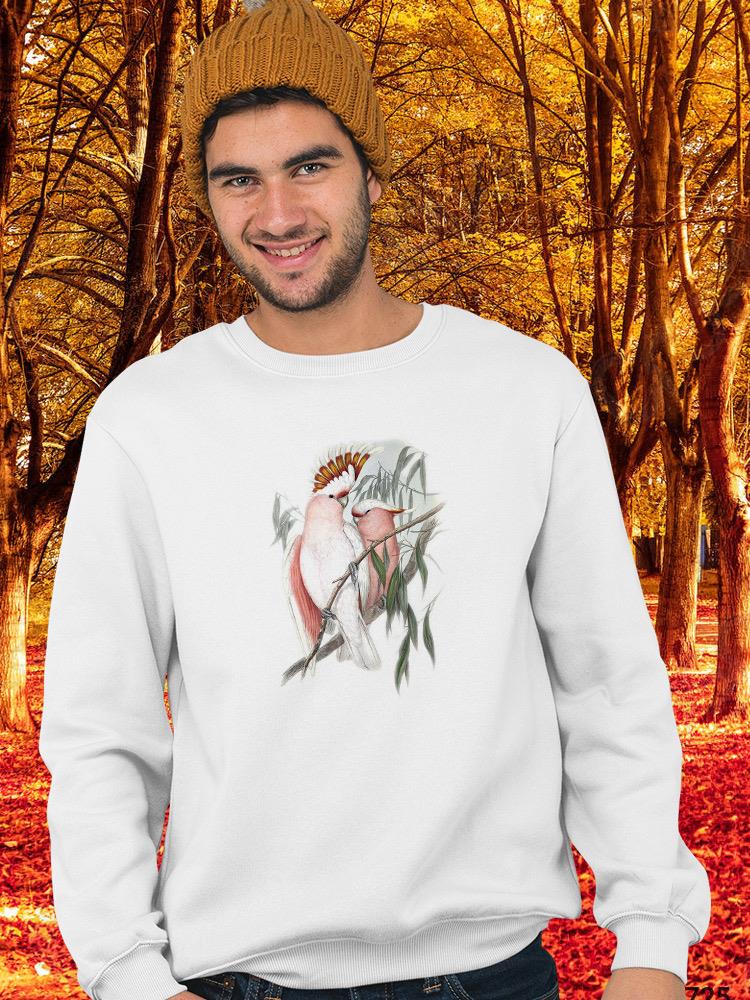 Ua Ch Pastel Parrots I Sweatshirt -John Gould Designs