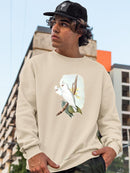 Ua Ch Pastel Parrots Ii Sweatshirt -John Gould Designs