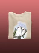 Pastel Parrots Iv Sweatshirt -John Gould Designs