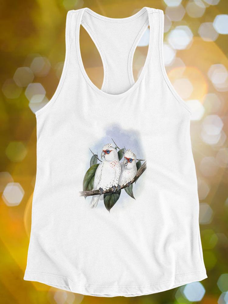 Pastel Parrots Iv T-shirt -John Gould Designs