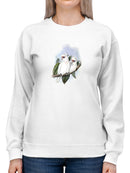 Pastel Parrots Iv Sweatshirt -John Gould Designs