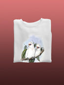 Pastel Parrots Iv Sweatshirt -John Gould Designs
