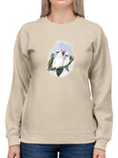 Pastel Parrots Iv Sweatshirt -John Gould Designs