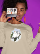 Pastel Parrots Iv Sweatshirt -John Gould Designs