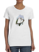 Pastel Parrots Iv T-shirt -John Gould Designs