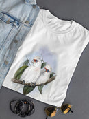 Pastel Parrots Iv T-shirt -John Gould Designs