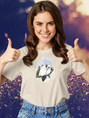 Pastel Parrots Iv T-shirt -John Gould Designs