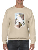 Pastel Parrots V Sweatshirt -John Gould Designs