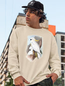 Pastel Parrots V Sweatshirt -John Gould Designs