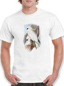 Pastel Parrots V T-shirt -John Gould Designs