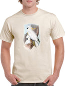 Pastel Parrots V T-shirt -John Gould Designs