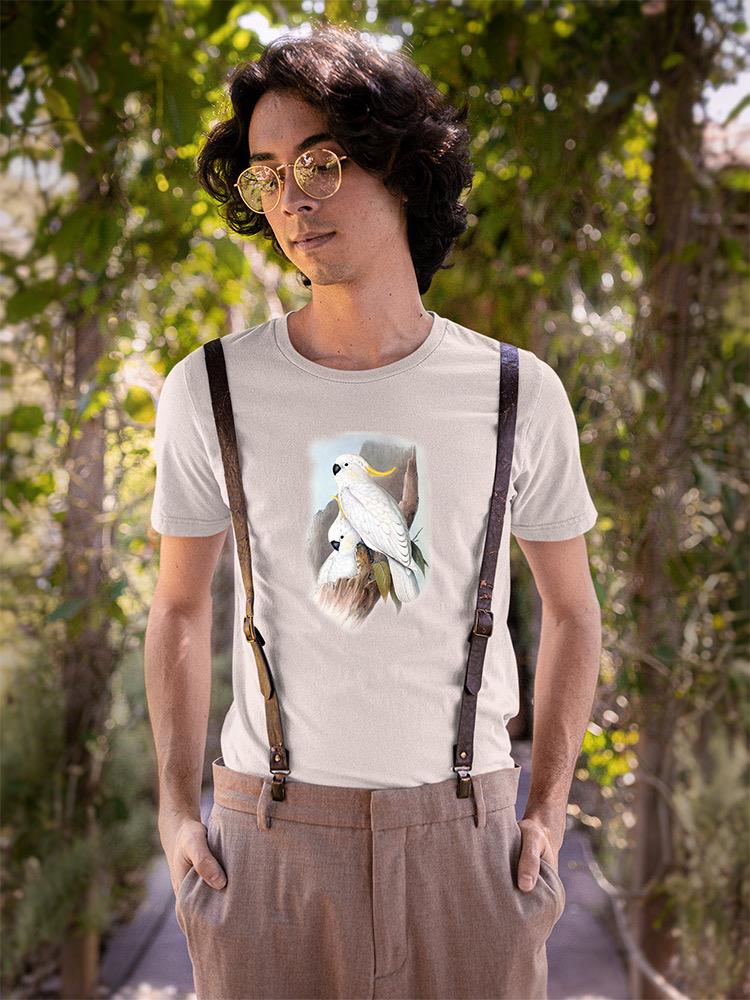 Pastel Parrots V T-shirt -John Gould Designs