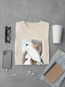 Pastel Parrots V T-shirt -John Gould Designs