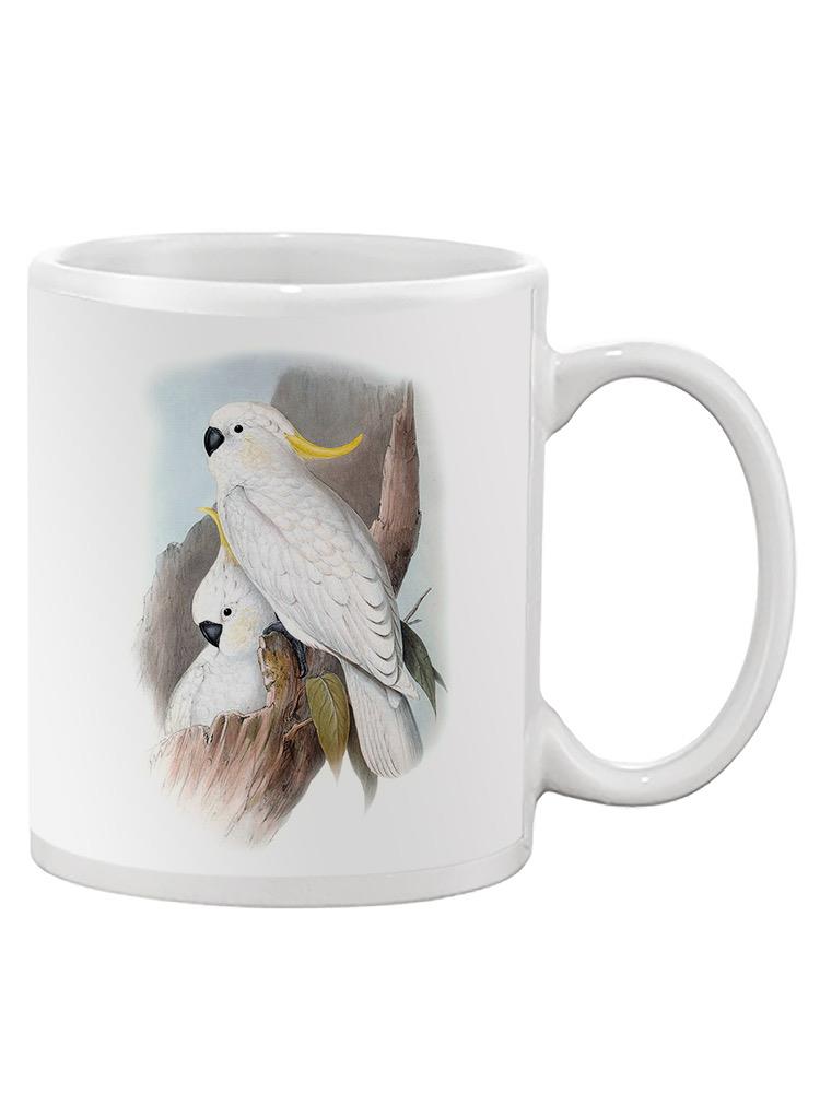 Pastel Parrots V Mug -John Gould Designs