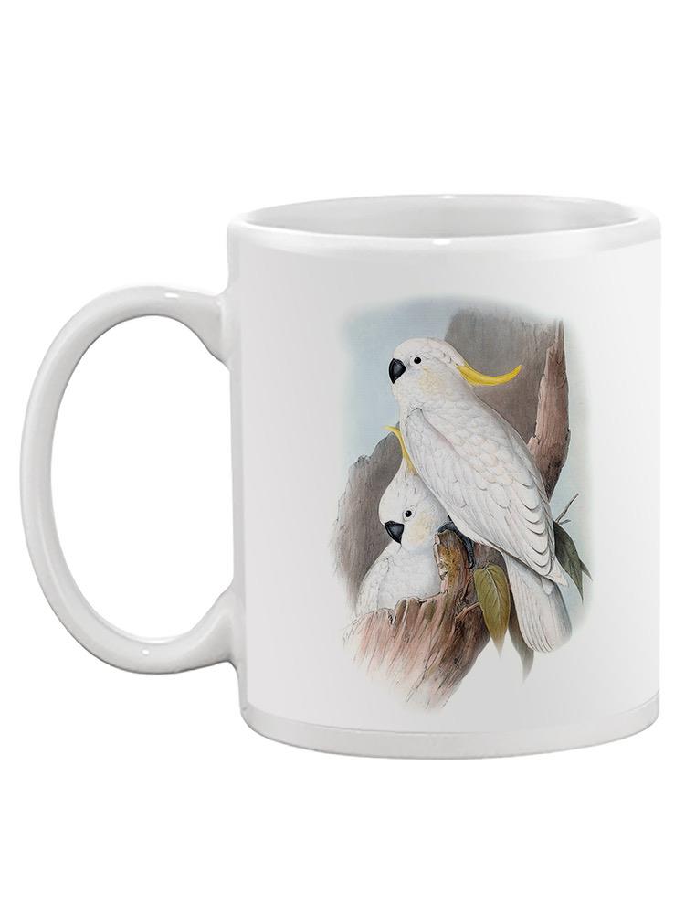 Pastel Parrots V Mug -John Gould Designs