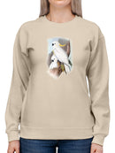 Pastel Parrots V Sweatshirt -John Gould Designs
