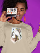 Pastel Parrots V Sweatshirt -John Gould Designs