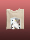 Pastel Parrots V Sweatshirt -John Gould Designs